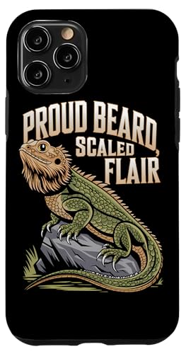 Hülle für iPhone 11 Pro Bartagamen-Terrarium Reptilienliebhaber kaltblütige Kunst von Bearded Dragon Shirt Supplies Bearded Dragon Shirt