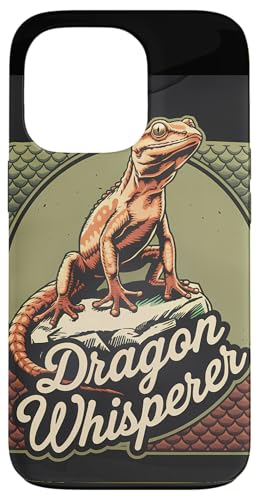 Hülle für iPhone 13 Pro Reptilien Bartagamen-Terrarium Eidechse von Bearded Dragon Shirt Supplies Bearded Dragon Shirt