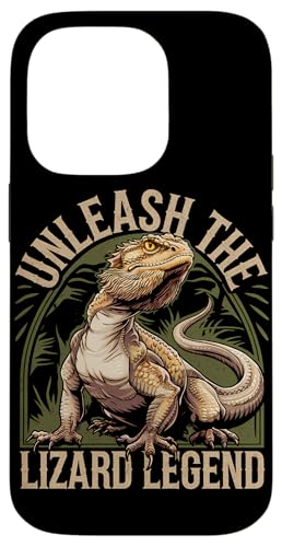 Hülle für iPhone 14 Pro Reptilien Bartagrache Terrarium Drachenkopf kaltblütig von Bearded Dragon Shirt Supplies Bearded Dragon Shirt