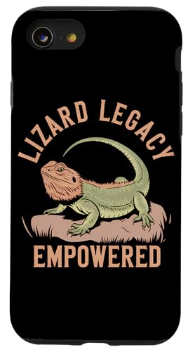 Hülle für iPhone SE (2020) / 7 / 8 Bartdrache Kunst Reptilien-Terrarium Eidechsenliebhaber Zubehör von Bearded Dragon Shirt Supplies Bearded Dragon Shirt