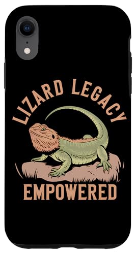 Hülle für iPhone XR Bartdrache Kunst Reptilien-Terrarium Eidechsenliebhaber Zubehör von Bearded Dragon Shirt Supplies Bearded Dragon Shirt