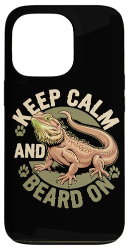 Hülle für iPhone 13 Pro Dragon Head Lizard Lover Bartdrache Supplies Terrarium von Bearded Dragon Shirts for Men Reptile Lover Design