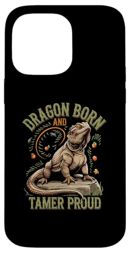 Hülle für iPhone 14 Pro Max Bartdrache Reptilien Terrarium Zubehör Eidechsenliebhaber von Bearded Dragon Shirts for Men Reptile Lover Design