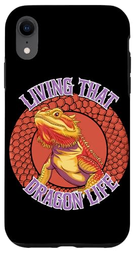 Hülle für iPhone XR Zoologe Reptilienliebhaber Bartdrache Zubehör kalt von Bearded Dragon Shirts for Men Reptile Lover Design