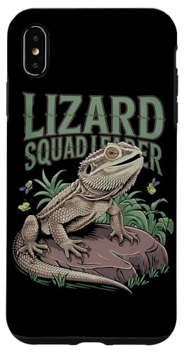 Hülle für iPhone XS Max Herpetology Fan Cold Blooded Terrarium Drachenkopf Zoologe von Bearded Dragon Shirts for Men Reptile Lover Design