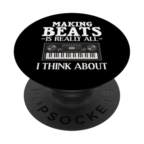 Beatmaker Produzenten Lustige Musik Anfänger Lektion PopSockets Klebender PopGrip von Beatmaker Producers