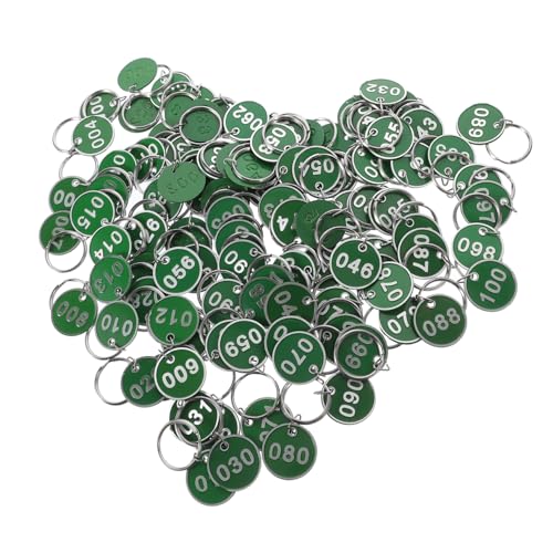 Beaupretty 100 Stück Digitale Handschlüsseletiketten Aluminiumanhänger Nummerierte Schlüsselanhänger Nummerierte Aluminium Schließfach Nummernschilder Beaupretty 100 Stück Digitale Handschlüsseletiketten Aluminiumanhänger Nummerierte Schlüsselanhänger Nummerierte Aluminium Schließfach Nummernschilder von Beaupretty