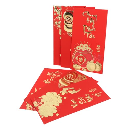 Beaupretty 36 Stück Lucky Red Envelope Party Bargeldfüllung Farbe Festival Rot Frühling Beutel Glücklich Für Tasche Neujahrsdekoration Chinesischer Umschlag Papier Beaupretty 36 Stück Lucky Red Envelope Party Bargeldfüllung Farbe Festival Rot Frühling Beutel Glücklich Für Tasche Neujahrsdekoration Chinesischer Umschlag Papier von Beaupretty