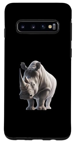 Hülle für Galaxy S10 White Rhino Wildlife T-shirt Nashornliebhaberhemd von Beautiful Animals Gifts and Shirts