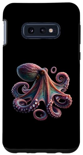 Hülle für Galaxy S10e Künstlerisches Oktopus-Illustrations-T-Shirt mit ozeanischem Tierdesign von Beautiful Animals Gifts and Shirts