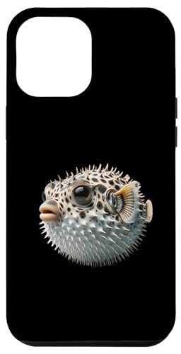Hülle für iPhone 15 Pro Max Pufferfish Illustration T-Shirt – Marine Life Design von Beautiful Animals Gifts and Shirts