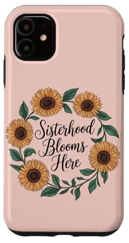 Hülle für iPhone 11 Sunflowers Sisterhood Blooms Here Boho Floral Women von Beautiful Sunflower Artwork Nature and Flower