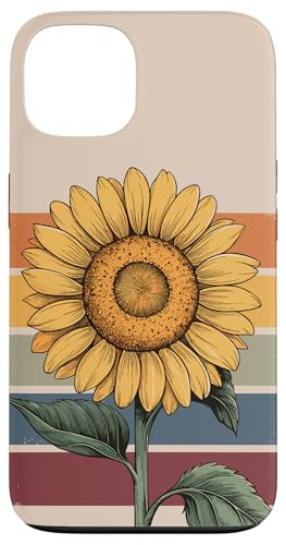 Hülle für iPhone 13 Sonnenblume Retro Art - Natur und Vintage von Beautiful Sunflower Artwork Nature and Flower