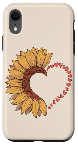 Hülle für iPhone XR Heart Sisters Sonnenblume Boho Damen von Beautiful Sunflower Artwork Nature and Flower