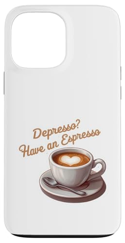 Hülle für iPhone 13 Pro Max Eine Depression? Trink einen Espresso! Design zum Thema Kaffee von Beautiful World