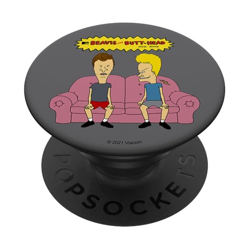 Beavis and Butt-Head Classic Couch Scene Sit PopSockets Klebender PopGrip von Beavis and Butt-Head