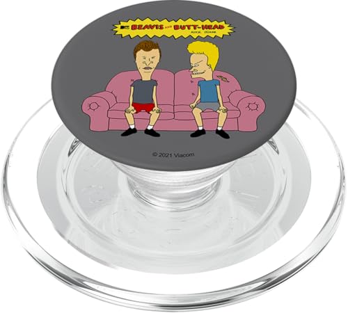 Beavis and Butt-Head Classic Couch Scene Sit PopSockets PopGrip für MagSafe von Beavis and Butt-Head