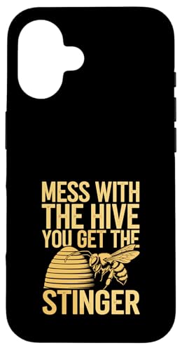 Hülle für iPhone 16 Imkerei Humor Lustiger Imker Bienenstock Witze Save the Bees von Bee Lover Hive Humor Pollinator Protector Puns