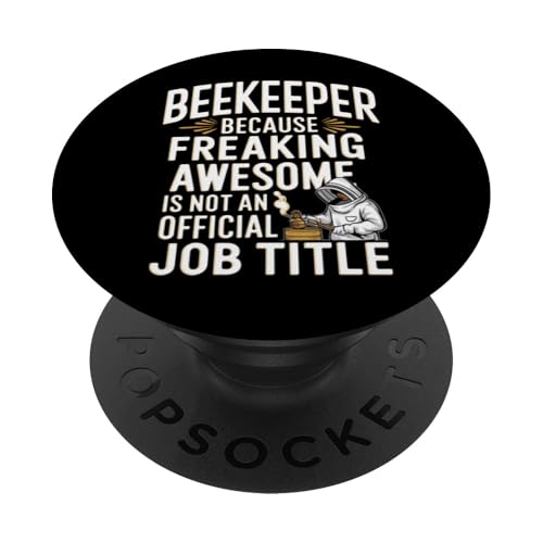 Imkerei Humor Lustiger Imker Bienenstock Witze Save the Bees PopSockets Klebender PopGrip von Bee Lover Hive Humor Pollinator Protector Puns