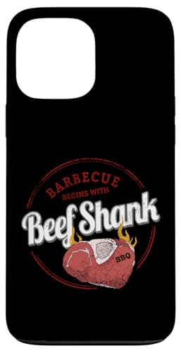 Beef Shank Barbecue Rinderhaxe Vintage BBQ Grill Vatertag Hülle für iPhone 13 Pro Max von Beef Shank Barbecue Rinderhaxe BBQ Grill Vatertag