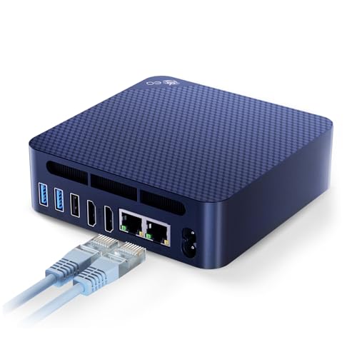 Beelink Mini PC, EQ13 Intel Alder Lake N200 Prozessor(bis zu 3.70GHz),16GB DDR4 RAM 500GB PCIe3.0 SSD,Dual 1000Mbps LAN/Dual HDMI/WiFi6/BT5.2,Low Power Mini Desktop Computer von Beelink