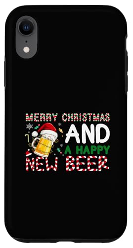 Hülle für iPhone XR Frohe Weihnachten und ein gutes neues Bier von Beer Drinking Christmas Family Matching Fun Gifts