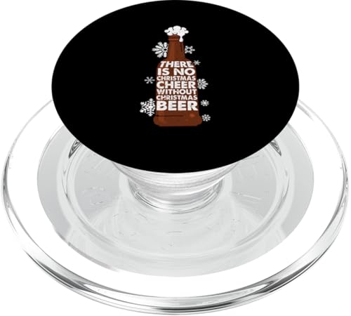 Ohne Weihnachtsbier gibt es keine Weihnachtsstimmung PopSockets PopGrip für MagSafe von Beer Drinking Christmas Family Matching Fun Gifts