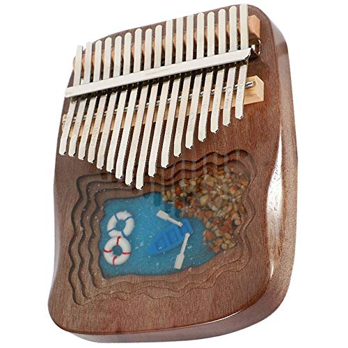 Begchy 17 Tasten Kalimba Daumen Klavier Tragbare Finger Klavier Geschenke für Kinder und Erwachsene AnfäNger mit Stimm Hammer Anleitung von Begchy