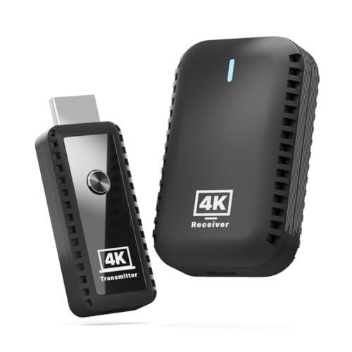 Begchy 4K Kabelloser HD-MI-Sender und -Empfänger. Tragbare Plug-and-Play-Full-HD-Box. Keine App oder Bluetooth Erforderlich. von Begchy