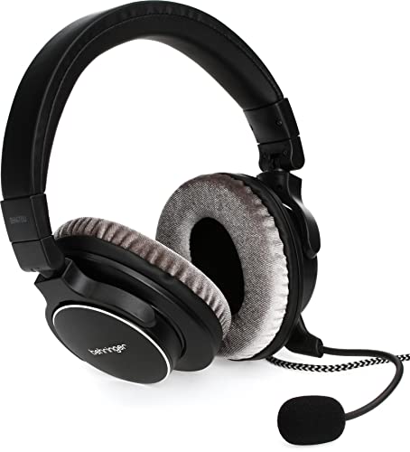 Behringer BH470U Premium-Stereo-Headset mit abnehmbarem Mikrofon und USB-Kabel von Behringer