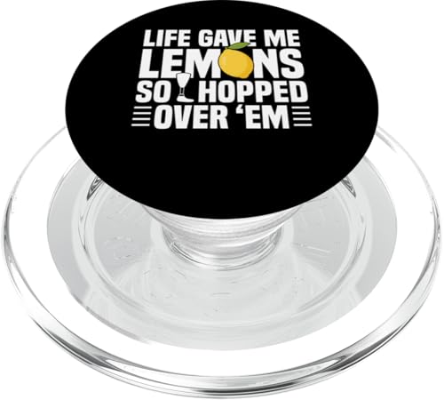 Life Gave Me Lemons So I Hopped Over Em PopSockets PopGrip für MagSafe von Beinamputation Designs Beinprothese