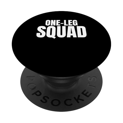 One Lege Squad Beinamputation Prothese PopSockets Klebender PopGrip von Beinamputation Designs Beinprothese