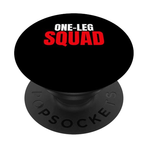 One Lege Squad Beinamputation Prothese PopSockets Klebender PopGrip von Beinamputation Designs Beinprothese