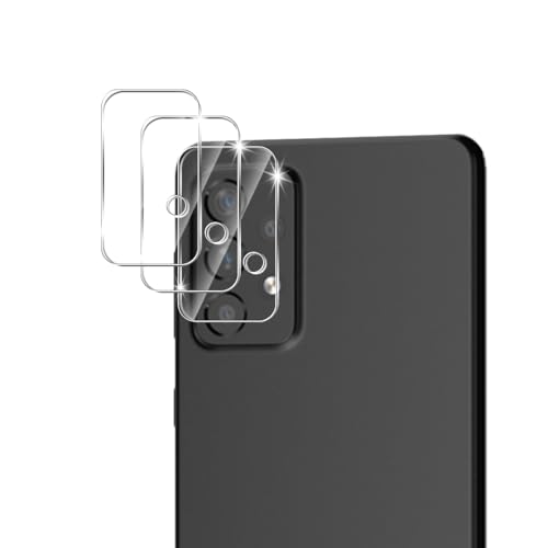 Bekiikoo 3 Stück Kamera für Samsung Galaxy A33/A53/A73 für Panzerglas für Schutzfolie, Anti-Kratzer 9H Härte Schutzglas, HD Transparent Displayschutzfolie für Samsung Galaxy A33/A53/A73 Kameraschutz von Bekiikoo