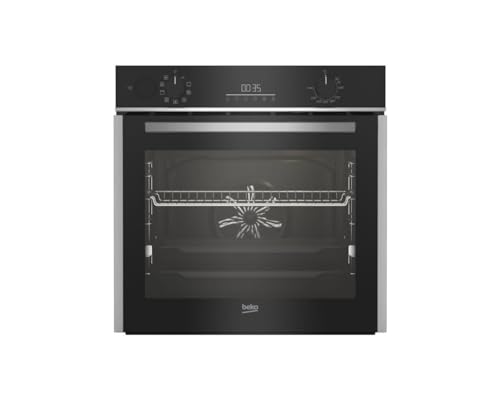 Pyrolyse-Einbaubackofen Umluft und Rührhitze BEKO BCBIS14300MPSE Edelstahl Kalte Tür 72 l 59,4 cm von Beko