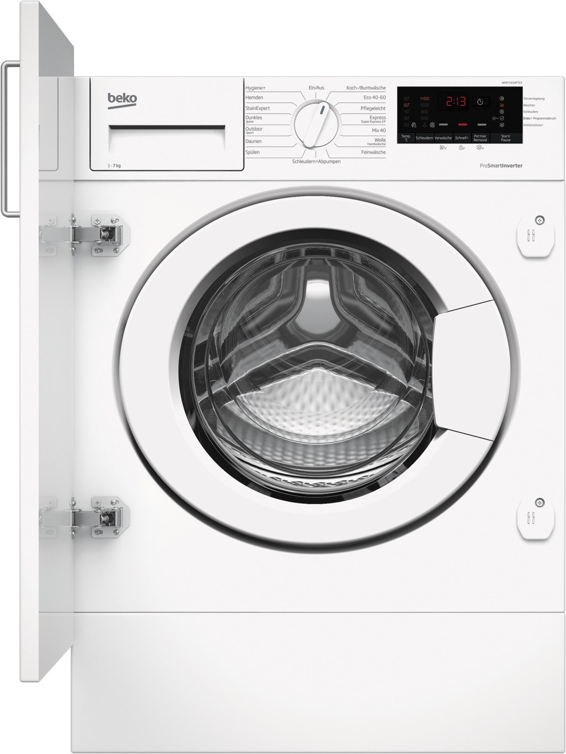 b100 WMI71433PTE1 Einbau-Waschvollautomat weiß / C von Beko