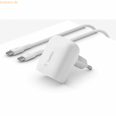 Belkin Belkin BOOST CHARGE 20W USB-C Ladegerät inkl.USB-C-Kabel weiß von Belkin