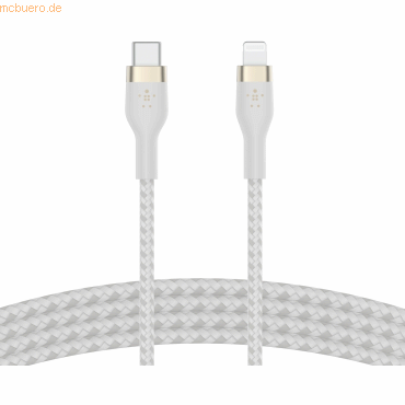 Belkin Belkin PRO Flex Lightning/USB-C,bis 15W, Apple zert.,1m, weiß Belkin Belkin PRO Flex Lightning/USB-C,bis 15W, Apple zert.,1m, weiß von Belkin