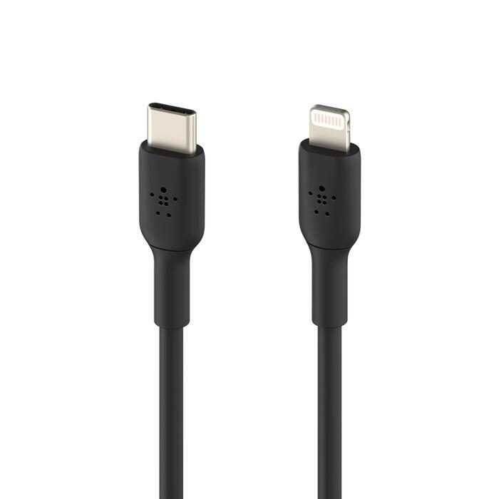 Belkin BoostCharge 1 m USB-C/Lighting Kabel, schwarz Belkin BoostCharge 1 m USB-C/Lighting Kabel, schwarz von Belkin