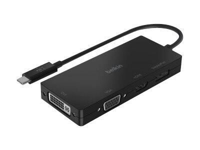 Belkin CONNECT USB-C auf HDMI/VGA/DisplayPort-Adapter, schwarz (AVC003btBK) von Belkin