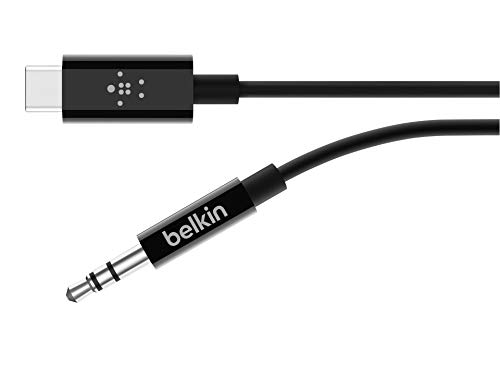Belkin RockStar Audiokabel mit USB-C-Stecker (USB-C-/3,5-mm-Klinken-Audiokabel, USB-C-/AUX-Kabel, 1.8 m) von Belkin