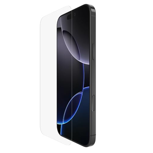 Belkin ScreenForce UltraGlass 2 Schutzfolie für iPhone 16 Pro Max, kratzfest, dünnes Glas, mit Positionierungsschale zur blasenfreien Anbringung, 9H Härte, Displayschutz für iPhone 16 Pro Max Belkin ScreenForce UltraGlass 2 Schutzfolie für iPhone 16 Pro Max, kratzfest, dünnes Glas, mit Positionierungsschale zur blasenfreien Anbringung, 9H Härte, Displayschutz für iPhone 16 Pro Max von Belkin