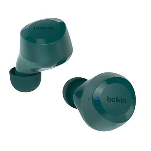 Belkin SoundForm Bolt True Wireless In-Ear-Kopfhörer, kabelloser Kopfhörer mit Mikrofon, Akkulaufzeit bis zu 28 Std., Monomodus, Schweiß- und Spritzwasserschutz der Schutzart IPX4, für iPhone, Galaxy von Belkin