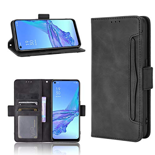 Infinix Hot 30 4G Hülle [Brieftasche] [Klammerfunktion] [Kartenfächer] [Magnetic Flip Cover] Kompatibel mit Infinix Hot 30 4G Smartphone(Schwarz) von BellaCase