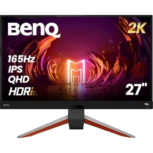 BenQ MOBIUZ EX2710Q Gaming Monitor (27 Zoll, IPS, WQHD 165 Hz 1ms HDR 400, FreeSync Premium, 144 Hz kompatibel) Grau von BenQ