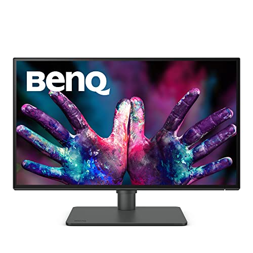 BenQ PD2506Q Grafiker Monitor (AQCOLOR Technologie, 25 Zoll, QHD, IPS, P3-Farbraum, USB-C-Laden, DP / HDMI, KVM, Hardware kalibriert, HDR 400, Höhenverstellbar), MacBook kompatibel von BenQ