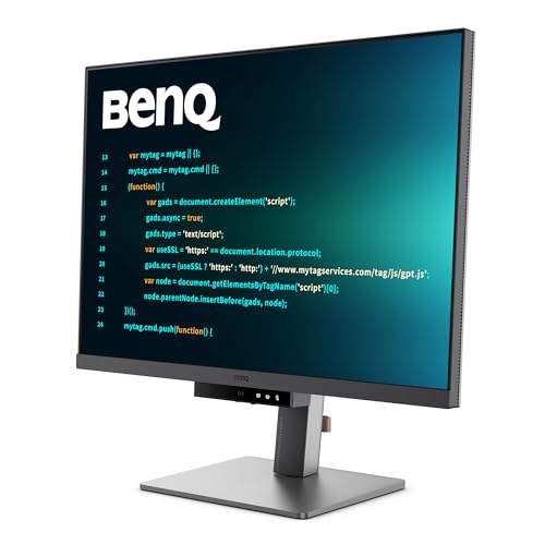 BenQ RD280U 28.2" 4K+ 3840x2560 Monitor für Programmierer mit Hintergrundbeleuchtung, Profi Coding Modus, Augenschutz bei Nacht, Schnellstarttase für Modis, Ergonomisches Design, 3:2 Seitenverhältnis von BenQ