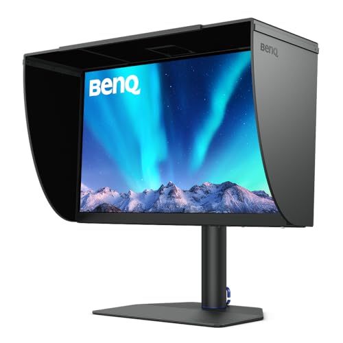 BenQ SW272U Fotografen-Monitor (AQcolor Technologie, 27 Zoll, 4K UHD, AdobeRGB/DCI-P3/Display P3, 16 bit 3D LUT, HDR) von BenQ