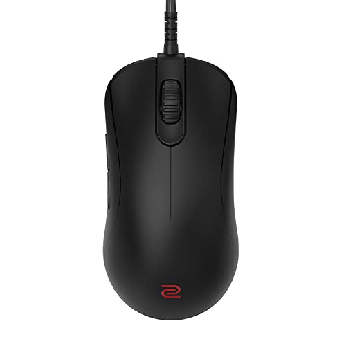 BenQ - Zowie Zowie ZA13-C Symmetrische Gaming-Maus für Esports | Geringeres Gewicht | Paracord-Kabel und Mausrad mit 24 Stufen | Ohne Treiber | Mattschwarze Beschichtung | Kleine Ausführung von BenQ