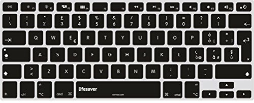 Benaw KL-BLC-ITA Lifesaver Skin für MacBook/Pro/Air/Wireless Tastatur (italienisch) schwarz von Benaw